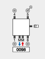 0098 mit integrierten Ventil rechts und Thermostatkopf chrom (+105,52 €)