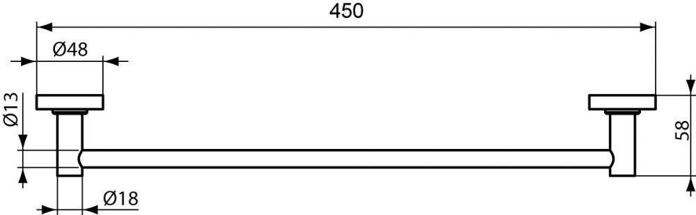 Ideal Standard IOM Handtuchhalter 450 mm