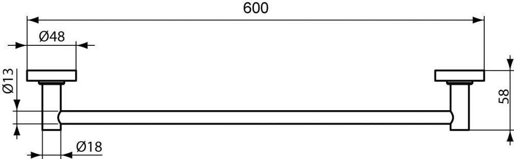Ideal Standard IOM Handtuchhalter 600 mm