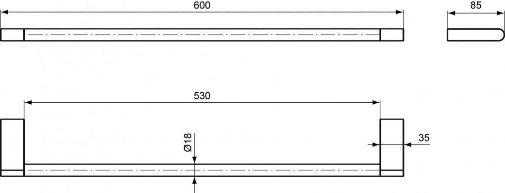 Ideal Standard Connect Handtuchhalter 600 mm