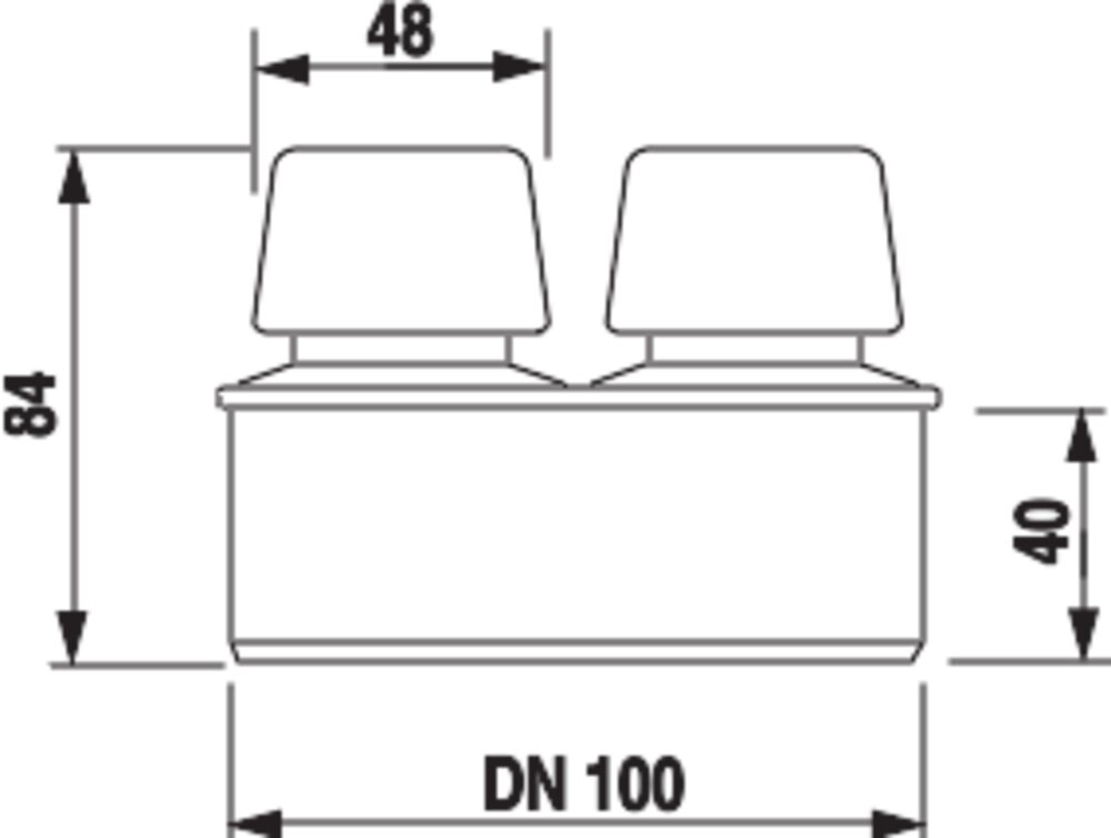 SANIT Rohrbelüfter für Einzelobjektbelüftung DN 100