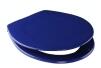 SANIT WC-Sitz 4002 abumed, Edelstahlscharnier, Sicherheitsverschraubung, ultramarinblau