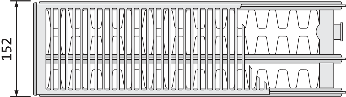 Purmo Zierleiste Typ 33