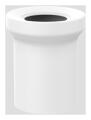 Sanit WC-Anschlussstutzen DN100 weiß 160mm
