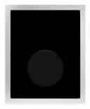 SANIT Urinal-Abdeckplatte Glas schwarz