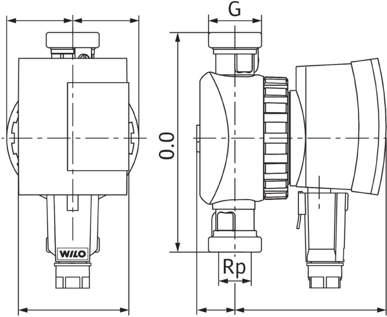Wilo Nassläufer-Hocheffizienz-Pumpe Service Motor Star-Z NOVA
