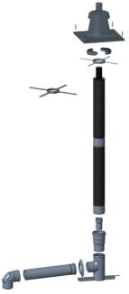 WOLF Anschluss-Set DN60/100 - C33x