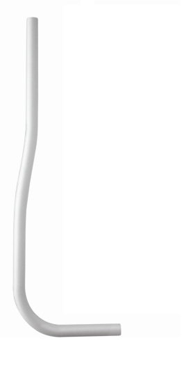 ASW Druckspülrohre Kunststoff weiß 45 mm gekröpft 28 / 26 x 250 x 700 mm