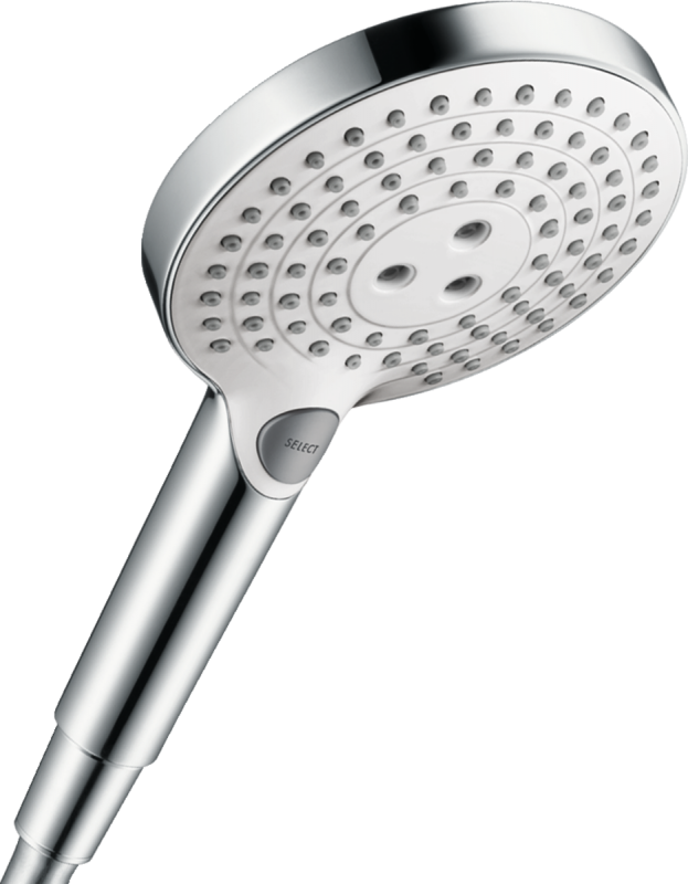 Hansgrohe Raindance Select S Handbrause 120 3jet EcoSmart 9 l/min wei&szlig;/chrom