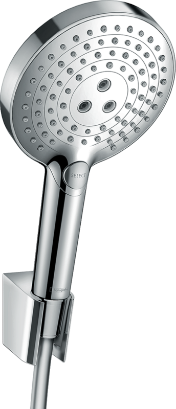 Hansgrohe  Raindance Select S Brausehalterset 120 3jet mit Brauseschlauch 125 cm