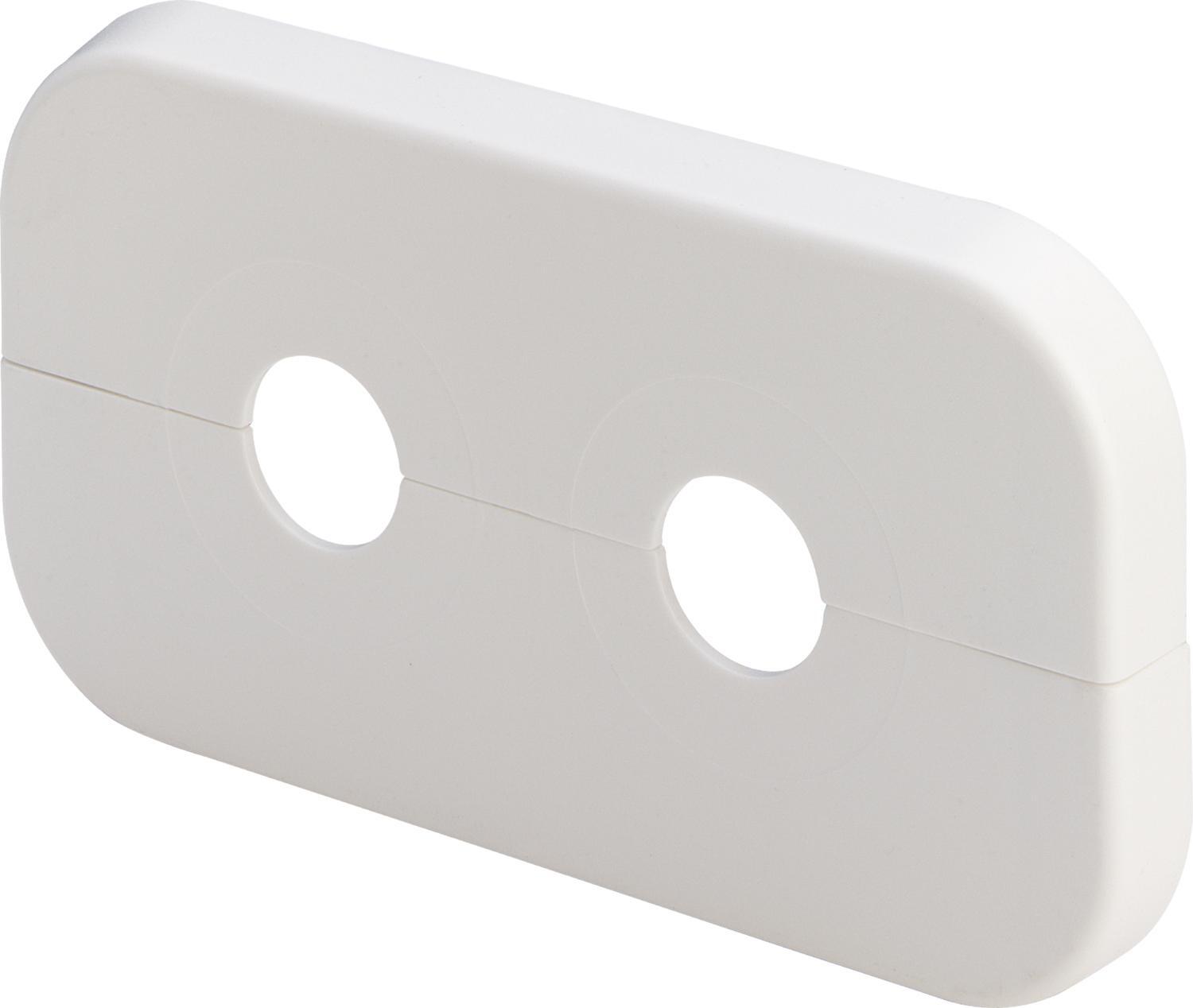 VIEGA Doppelrosette 40mm, 110x60x10x15mm