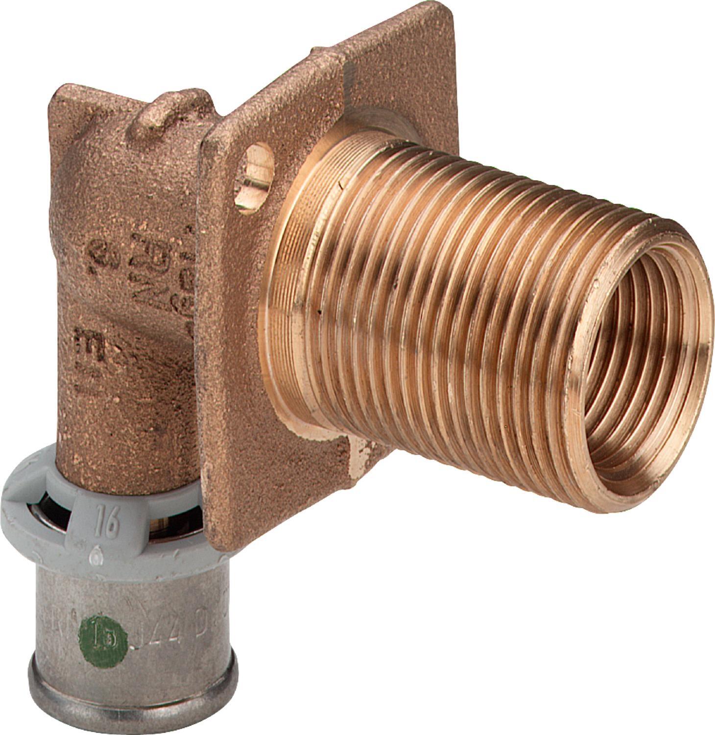 VIEGA Wanddurchf.16 x 1/2"IG x 3/4"AG x 65mm