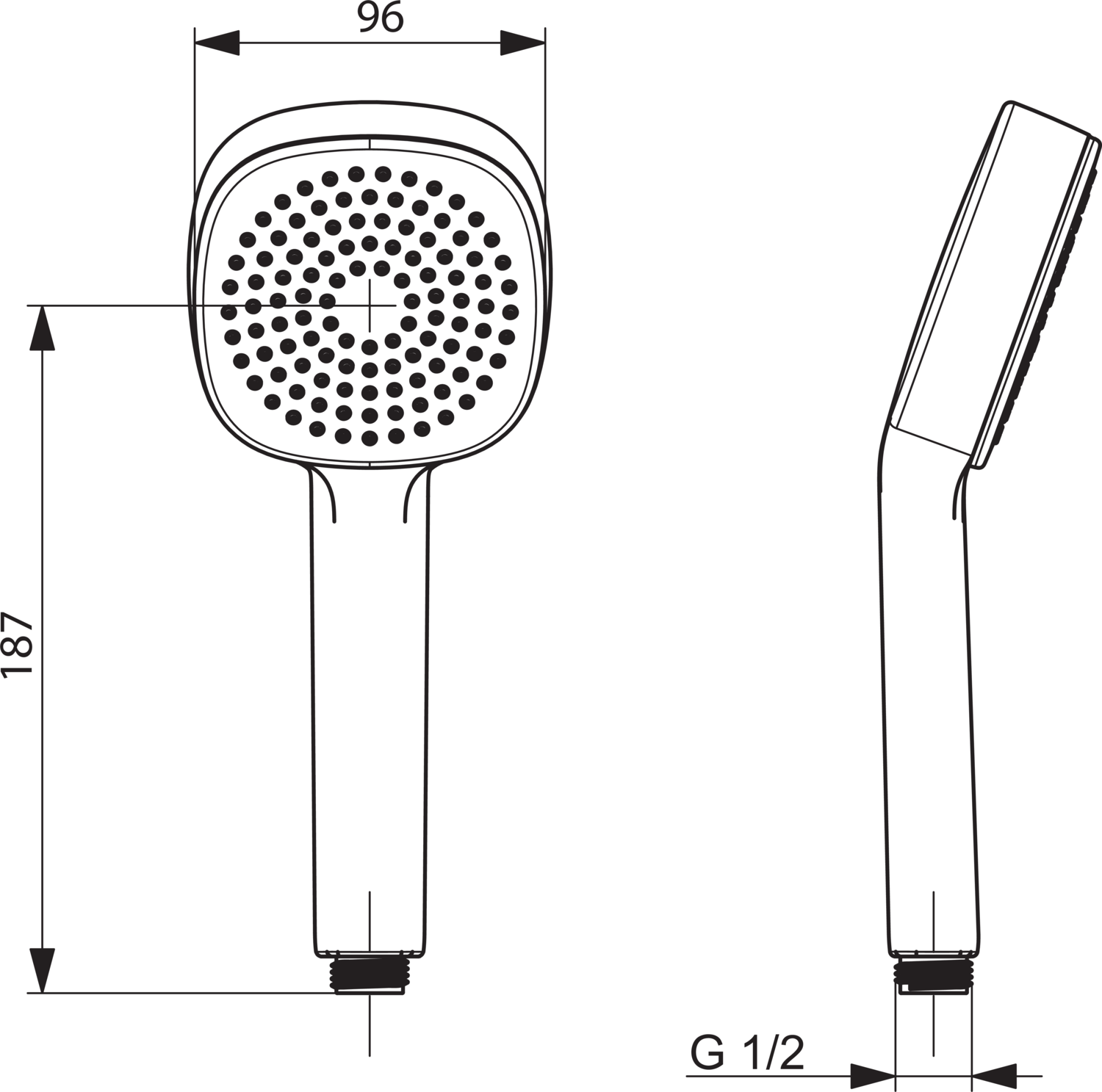 HANSA Handbrause HANSABASICJET Style 4463