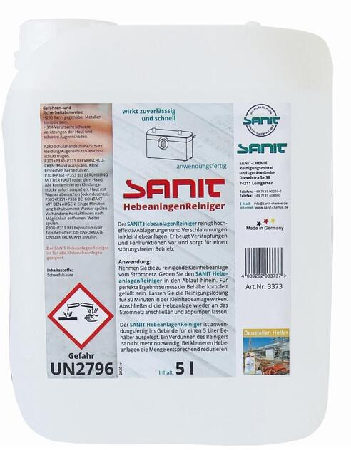 SANIT-CHEMIE HebeanlagenReiniger 5 l Kanister