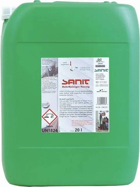 SANIT Rohrreiniger fl&uuml;ssig 20l Kanister