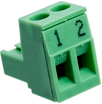 WOLF Gegenstecker grün 2-polig