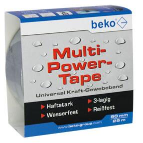 Beko Multi-Power-Tape 50mm x 25 mtr., silber