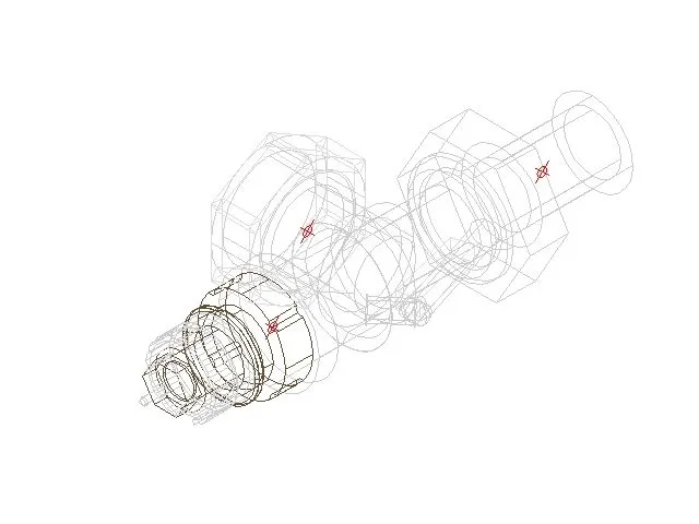 Danfoss Ventilgeh&auml;use mit Voreinstellung DN 15 UK (Axial)