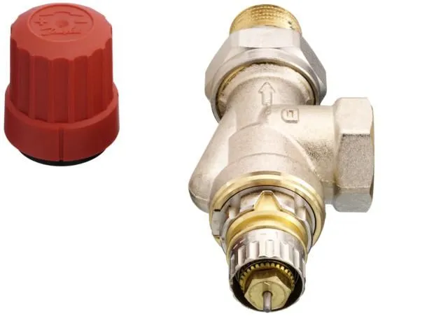 Danfoss Ventilgeh&auml;use mit Voreinstellung DN 15 UK (Axial)