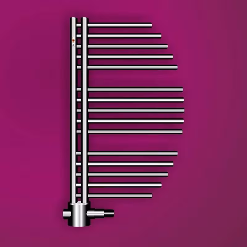 MERT Aycan Design-Badheizkörper chrom - Lieferung ohne Ventilhahnblock