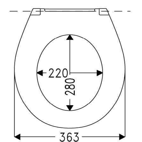 HARO WC-Sitz Modell Lago weiß