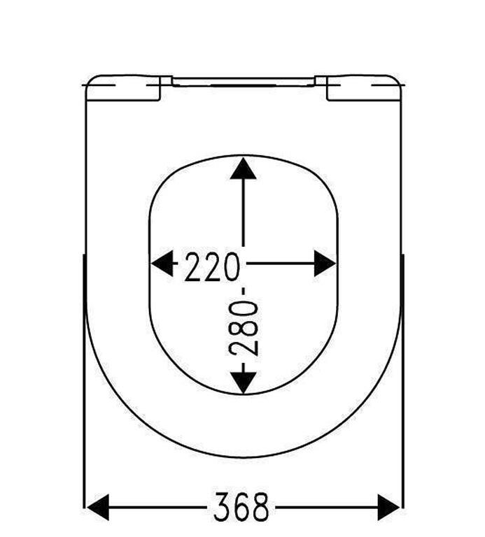 HARO WC-Sitz Modell Ray SoftClose weiß