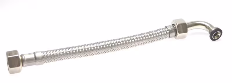 Flexibler Trinkwasserschlauch mit Winkel 3/8"