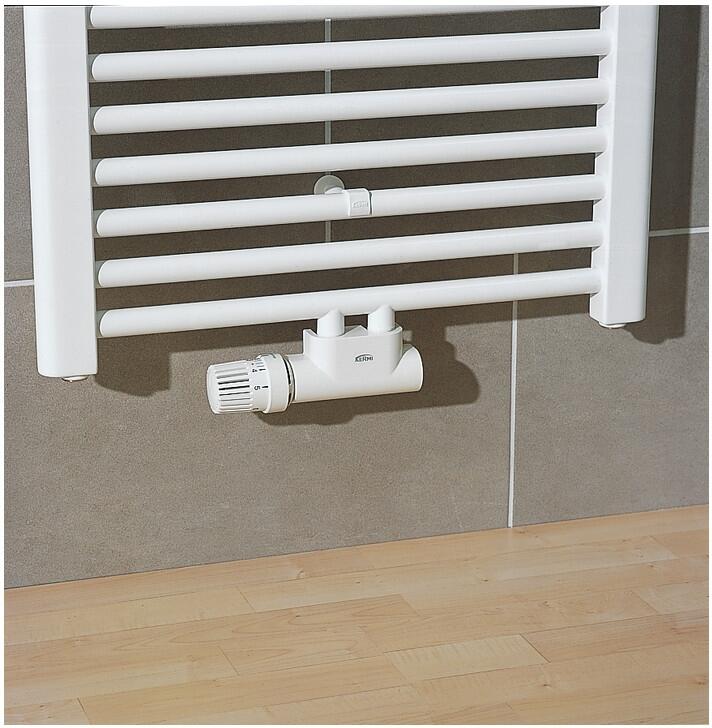 Kermi Basic-50 Badheizkörper weiß gerade