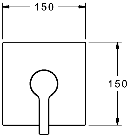 HANSARONDA Fertigmontageset mit Funktionseinheit Einhand-Brause-Batterie