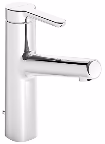 HANSADESIGNO Waschtisch-Einhand-Einlochbatterie, DN 15 Ausladung 128mm