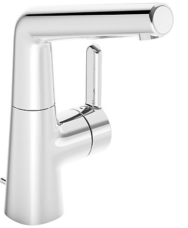 HANSADESIGNO Waschtisch-Einhand-Einlochbatterie, DN 15 schwenkbarer Auslauf