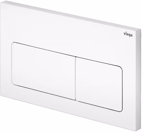 Viega Set Prevista Dry 771973 WC Vorwandelement 112cm inkl. Visign Life 5 Platte Wei&szlig;
