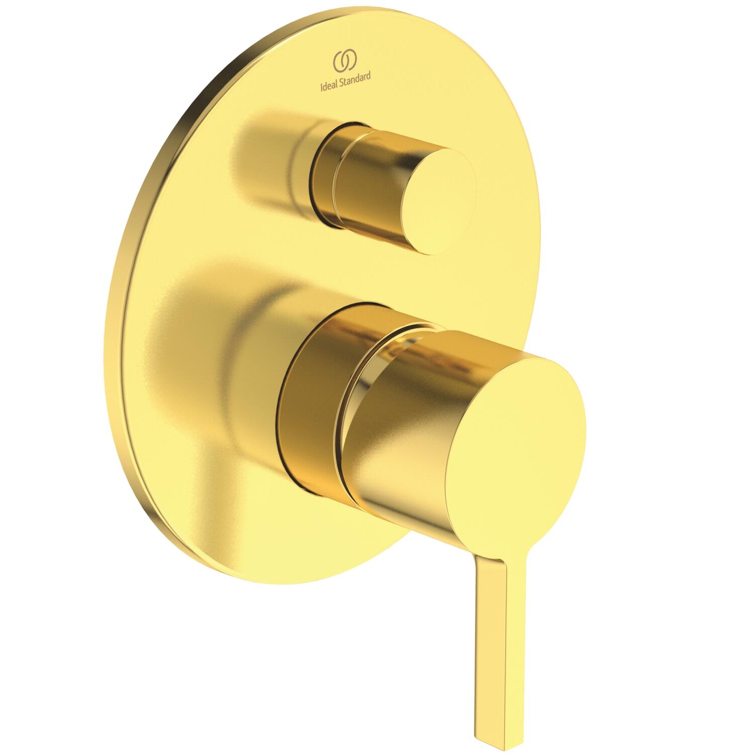 Ideal Standard Joy Badearmatur UP Bausatz 2 (eigensicher nach DIN EN 1717) Brushed Gold