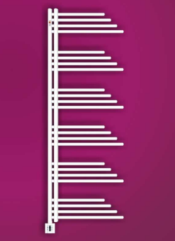 MERT Belluna Elektro Design-Badheizkörper weiß