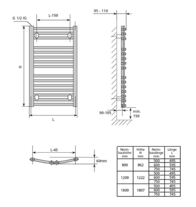 Purmo Badheizkörper Flores CM