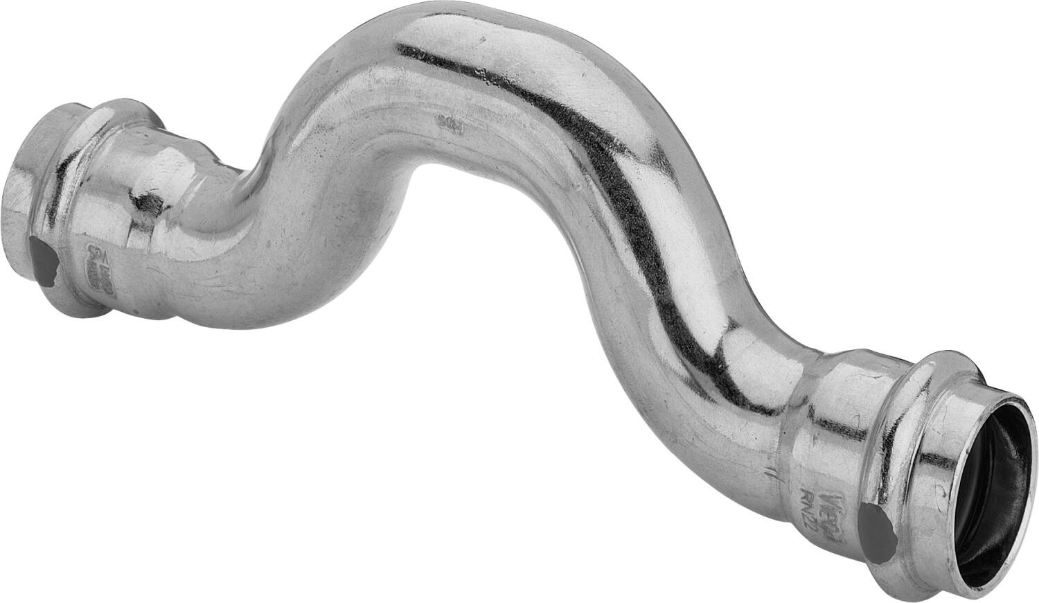 VIEGA CU &Uuml;berbogen 22mm, mit 2 Muffen