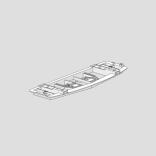 SANIT Montagerahmen Betätigung von obenkomplett