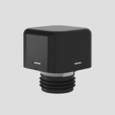 SANIT Rohrbelüfter ventilair Außenbereich schwarz unbeheizt