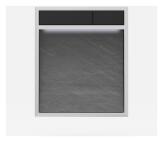 SANIT Betätigungsplatte LIS mit Beleuchtung Grundplatte Schiefer grau Tastenpaar schwarz