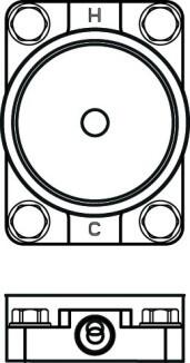 Ideal Standard UP-Bausatz für freistehende Wannenarmaturen