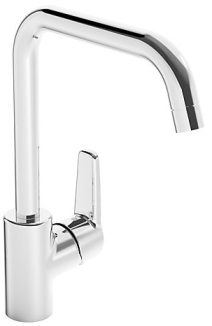 HANSAPOLO Spültisch-Einhand-Einlochbatterie, DN 15 hoher Auslauf