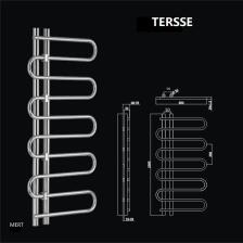 MERT Tersse Design-Badheizkörper chrom