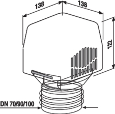 SANIT Rohrbelüfter ventilair 33 DN 70-100