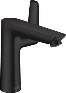 Hansgrohe Talis E Einhebel-Waschtischmischer 150 mit Zugstangen-Ablaufgarnitur mattschwarz