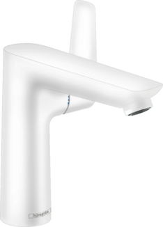 Hansgrohe Talis E Einhebel-Waschtischmischer 150 mit Zugstangen-Ablaufgarnitur mattweiß