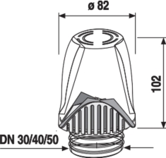SANIT Rohrbe- und -entlüfter ventilair DN 30-50