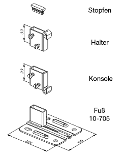 Wemefa Standkonsole Standfix 334