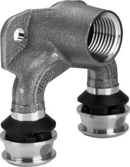 VIEGA Raxofix Doppelwandscheibe mit SC Contur