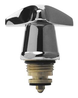 ASW Sanitäroberteil 3/8 Messing blau