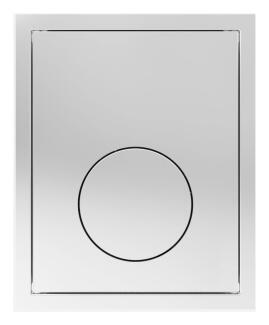 SANIT Urinal-Abdeckplatte Kunststoff chrom flächenbündig